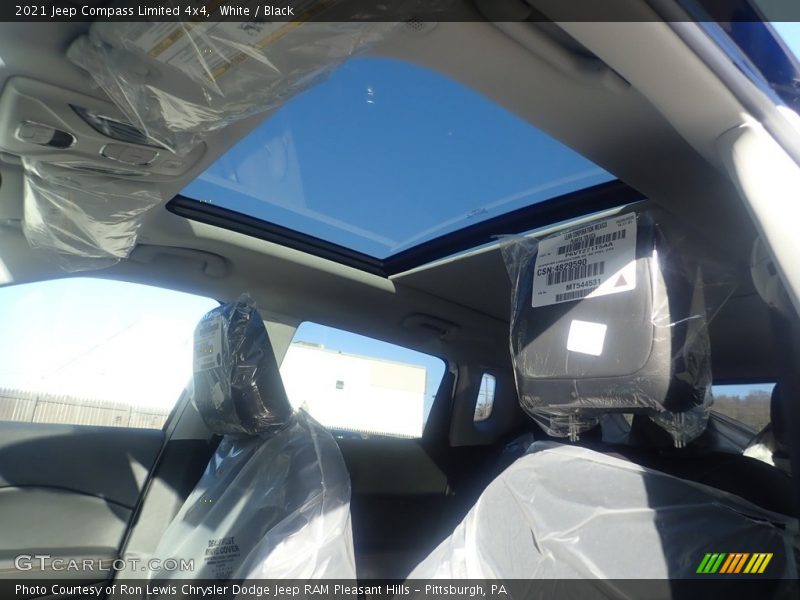 White / Black 2021 Jeep Compass Limited 4x4