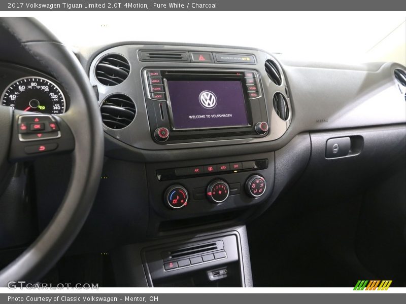Pure White / Charcoal 2017 Volkswagen Tiguan Limited 2.0T 4Motion