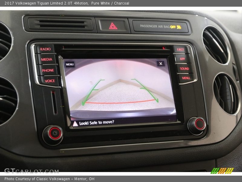 Pure White / Charcoal 2017 Volkswagen Tiguan Limited 2.0T 4Motion