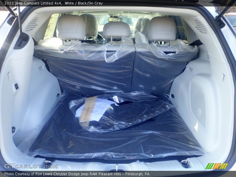 White / Black/Ski Gray 2021 Jeep Compass Limited 4x4