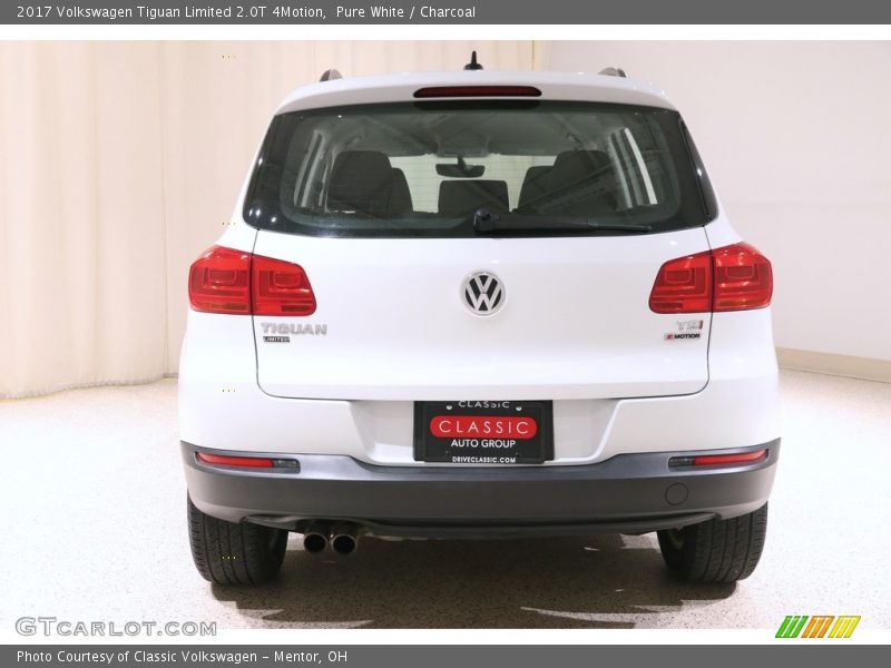 Pure White / Charcoal 2017 Volkswagen Tiguan Limited 2.0T 4Motion
