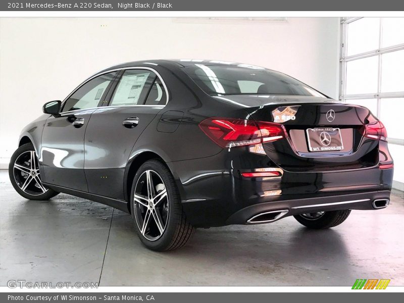 Night Black / Black 2021 Mercedes-Benz A 220 Sedan