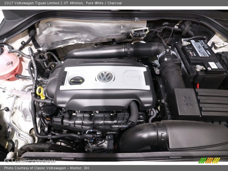 Pure White / Charcoal 2017 Volkswagen Tiguan Limited 2.0T 4Motion