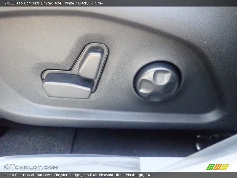 White / Black/Ski Gray 2021 Jeep Compass Limited 4x4