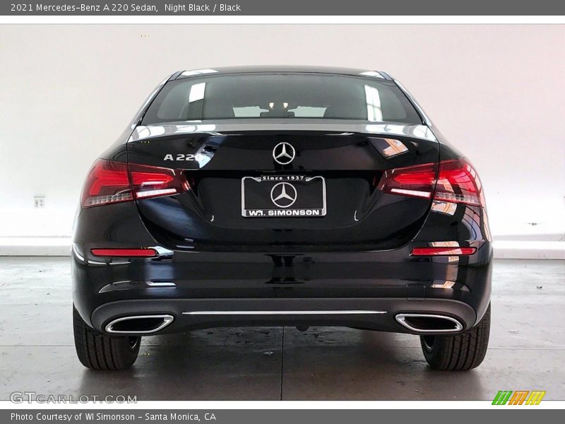 Night Black / Black 2021 Mercedes-Benz A 220 Sedan