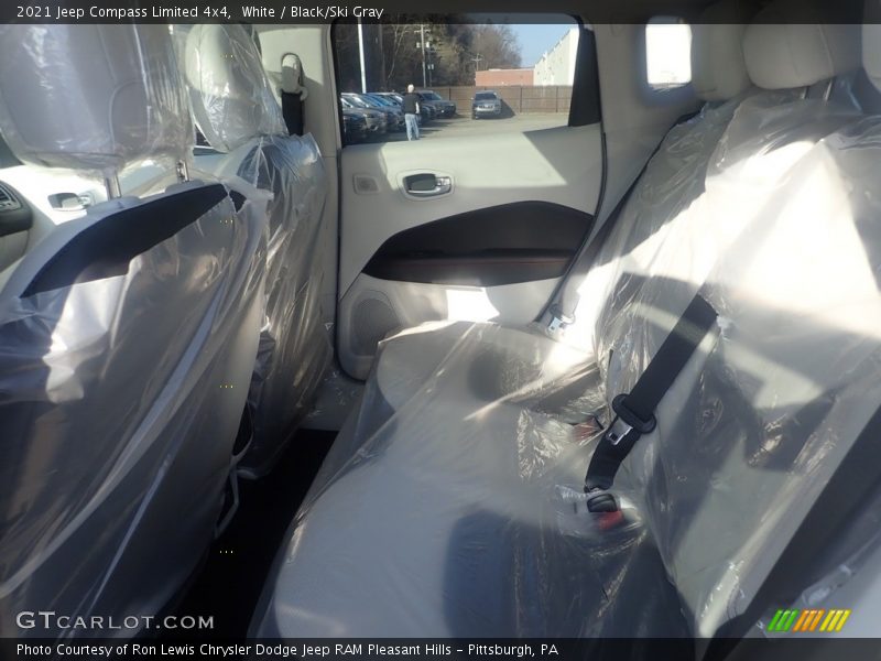 White / Black/Ski Gray 2021 Jeep Compass Limited 4x4