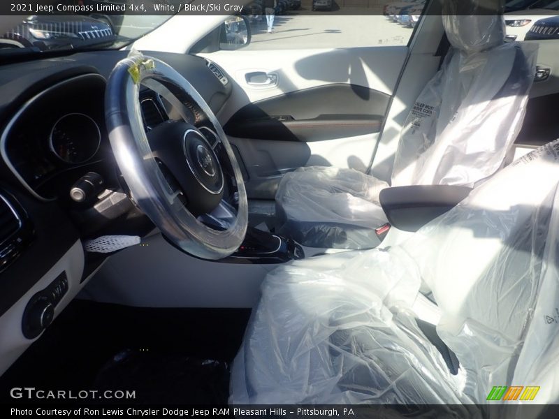 White / Black/Ski Gray 2021 Jeep Compass Limited 4x4