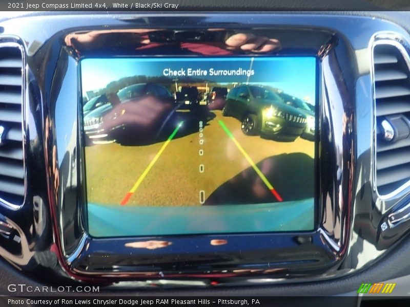 White / Black/Ski Gray 2021 Jeep Compass Limited 4x4