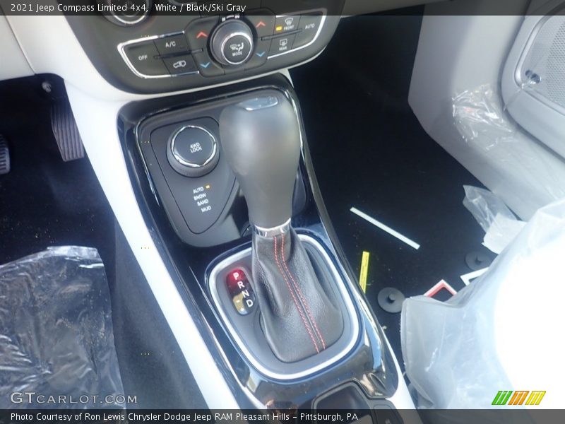White / Black/Ski Gray 2021 Jeep Compass Limited 4x4