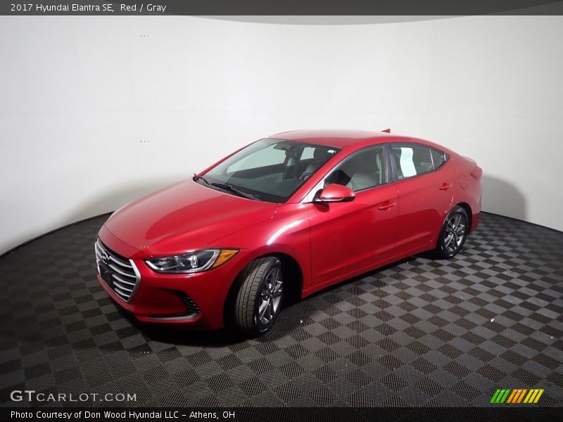 Red / Gray 2017 Hyundai Elantra SE