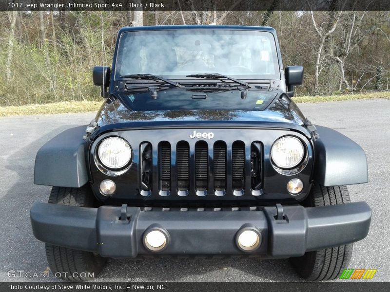 Black / Black 2017 Jeep Wrangler Unlimited Sport 4x4