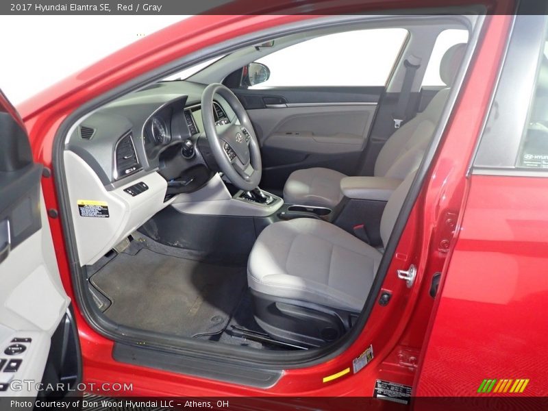 Red / Gray 2017 Hyundai Elantra SE