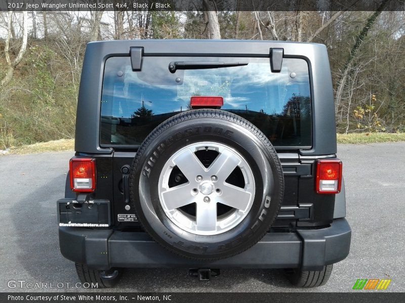 Black / Black 2017 Jeep Wrangler Unlimited Sport 4x4