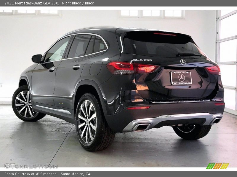 Night Black / Black 2021 Mercedes-Benz GLA 250