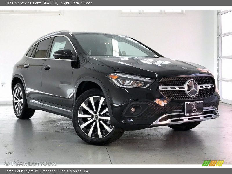 Night Black / Black 2021 Mercedes-Benz GLA 250