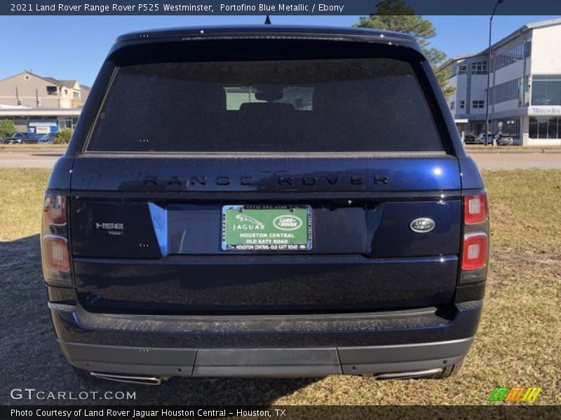 Portofino Blue Metallic / Ebony 2021 Land Rover Range Rover P525 Westminster