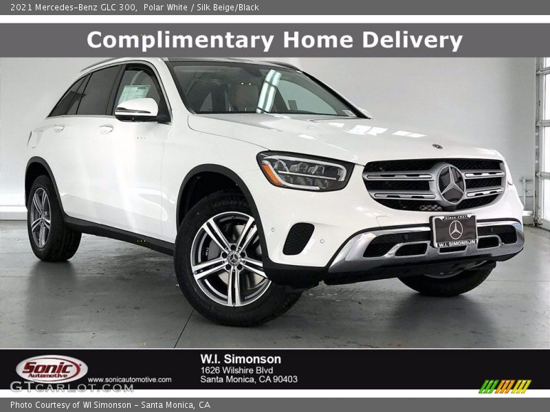 Polar White / Silk Beige/Black 2021 Mercedes-Benz GLC 300