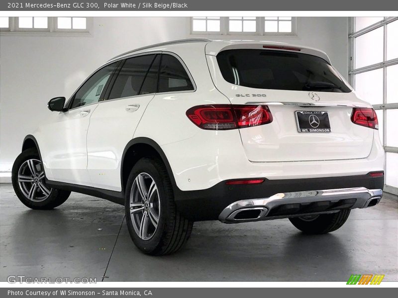 Polar White / Silk Beige/Black 2021 Mercedes-Benz GLC 300