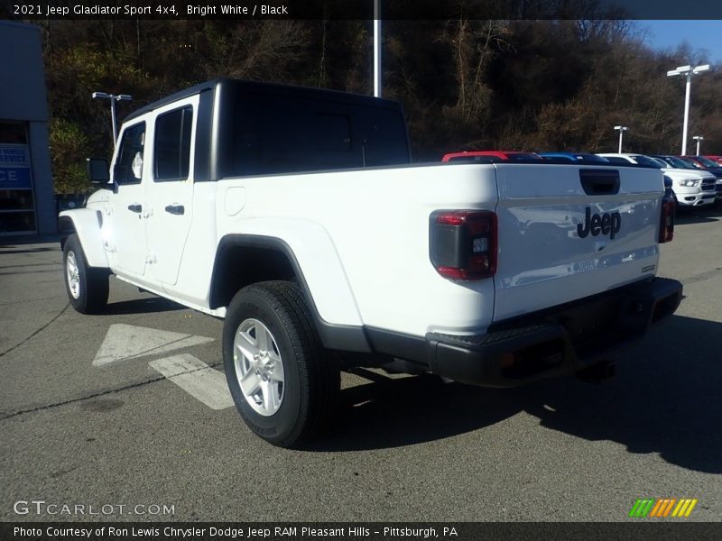 Bright White / Black 2021 Jeep Gladiator Sport 4x4