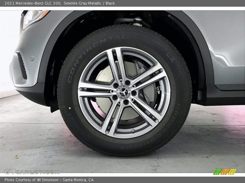 Selenite Gray Metallic / Black 2021 Mercedes-Benz GLC 300