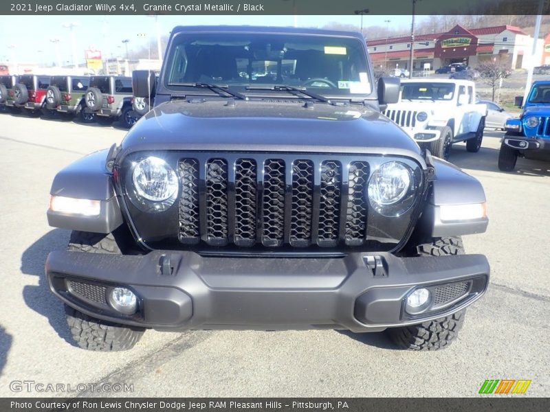 Granite Crystal Metallic / Black 2021 Jeep Gladiator Willys 4x4