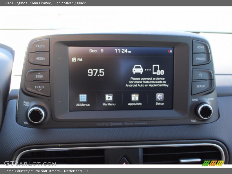 Sonic Silver / Black 2021 Hyundai Kona Limited