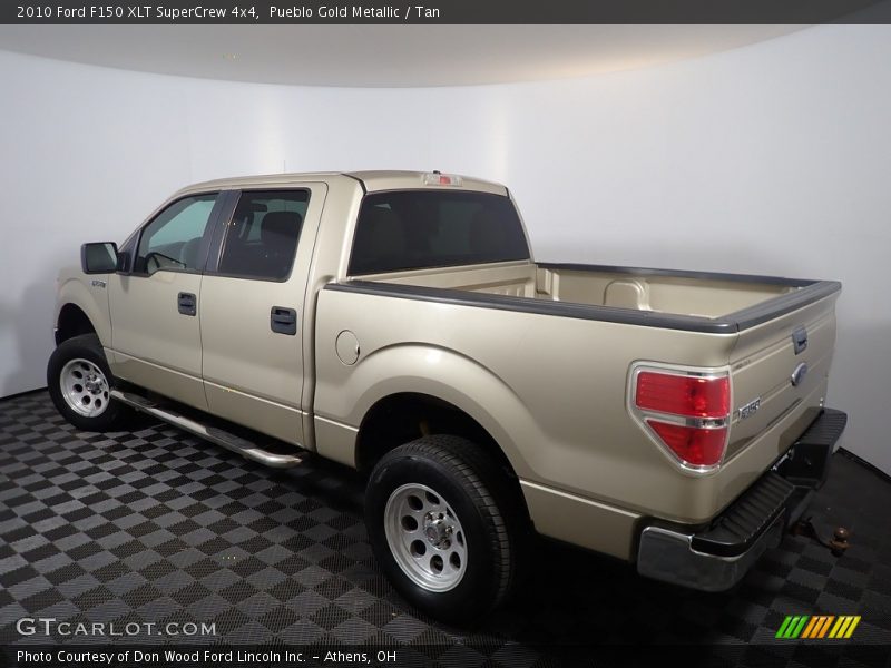 Pueblo Gold Metallic / Tan 2010 Ford F150 XLT SuperCrew 4x4