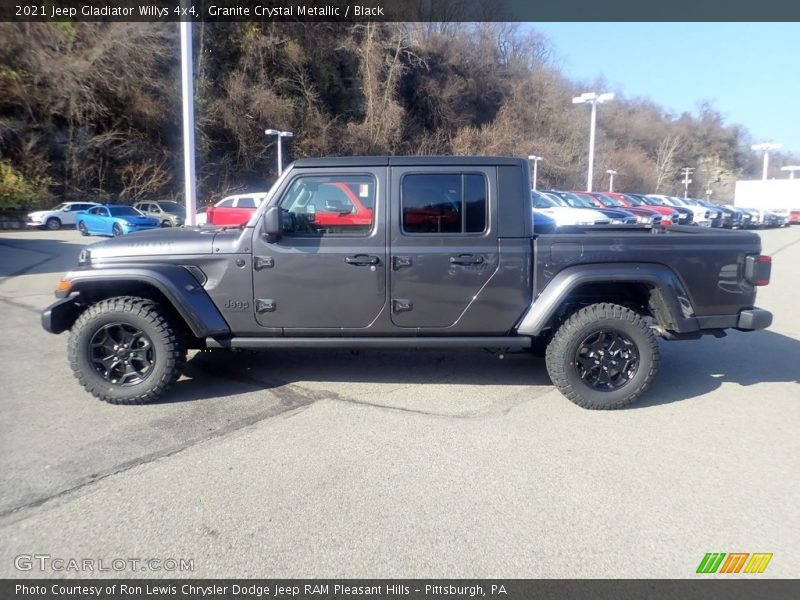 Granite Crystal Metallic / Black 2021 Jeep Gladiator Willys 4x4