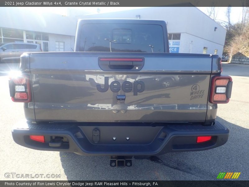 Granite Crystal Metallic / Black 2021 Jeep Gladiator Willys 4x4