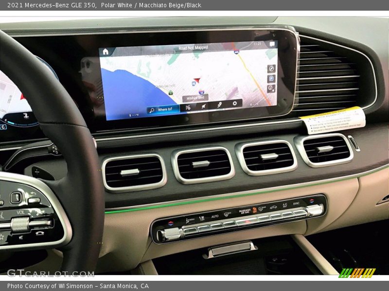 Polar White / Macchiato Beige/Black 2021 Mercedes-Benz GLE 350