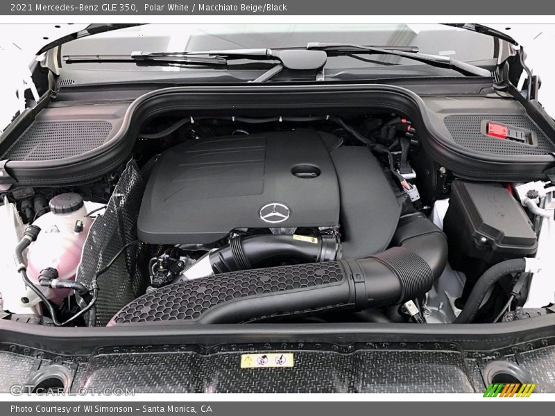 Polar White / Macchiato Beige/Black 2021 Mercedes-Benz GLE 350