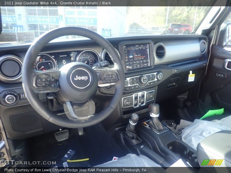 Granite Crystal Metallic / Black 2021 Jeep Gladiator Willys 4x4