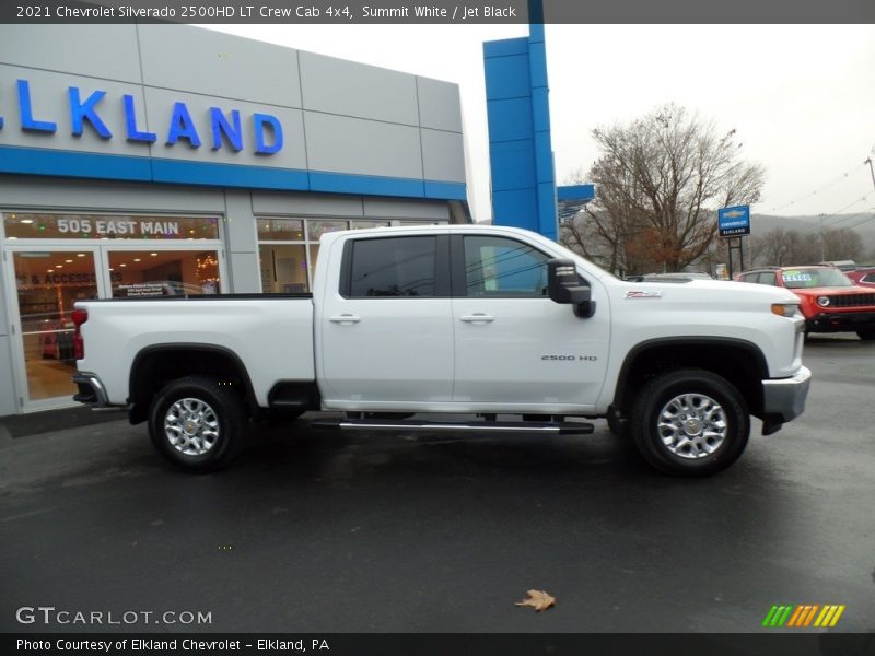 Summit White / Jet Black 2021 Chevrolet Silverado 2500HD LT Crew Cab 4x4