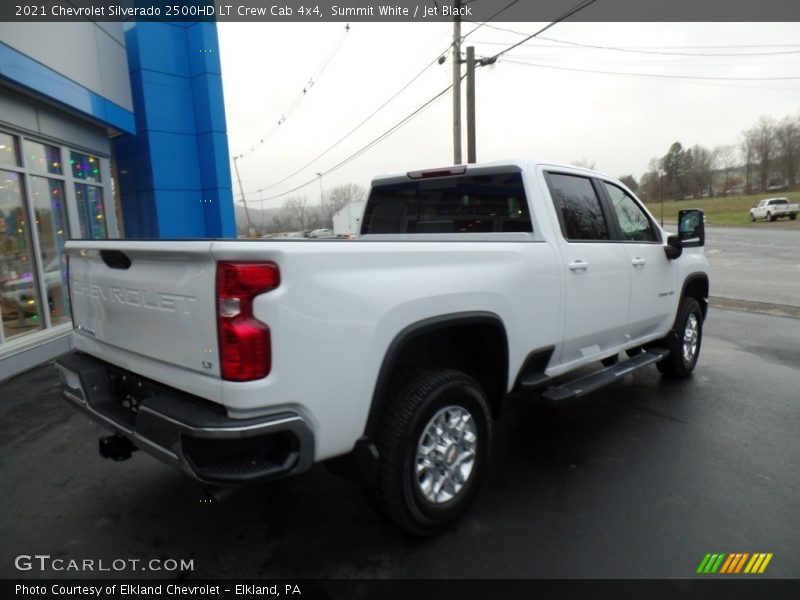 Summit White / Jet Black 2021 Chevrolet Silverado 2500HD LT Crew Cab 4x4