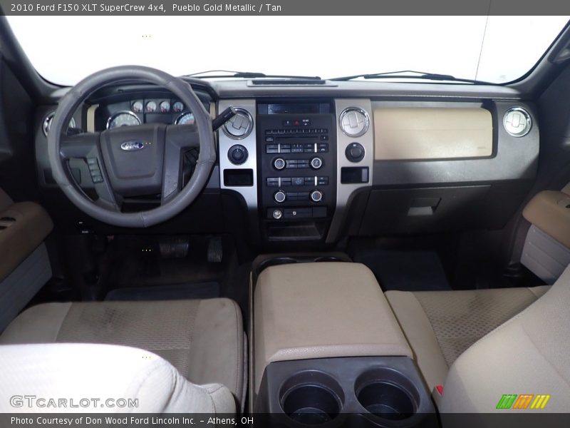 Pueblo Gold Metallic / Tan 2010 Ford F150 XLT SuperCrew 4x4