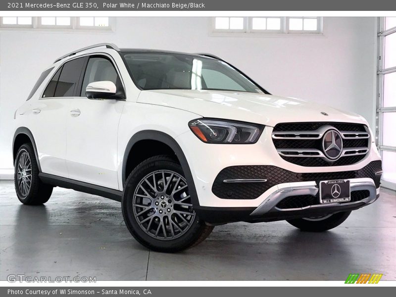 Polar White / Macchiato Beige/Black 2021 Mercedes-Benz GLE 350