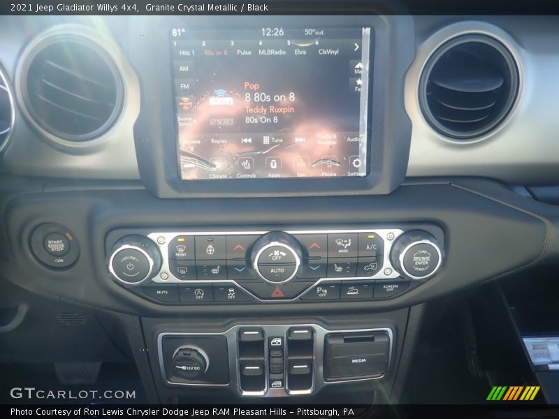 Granite Crystal Metallic / Black 2021 Jeep Gladiator Willys 4x4