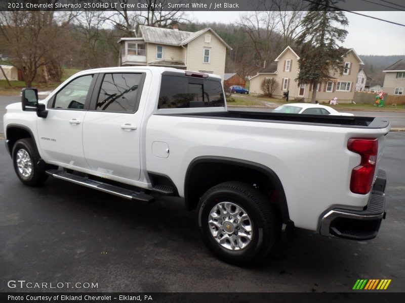 Summit White / Jet Black 2021 Chevrolet Silverado 2500HD LT Crew Cab 4x4