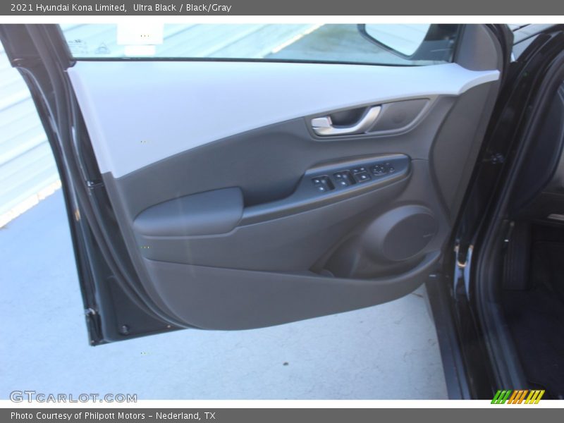 Ultra Black / Black/Gray 2021 Hyundai Kona Limited
