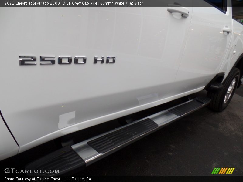 Summit White / Jet Black 2021 Chevrolet Silverado 2500HD LT Crew Cab 4x4
