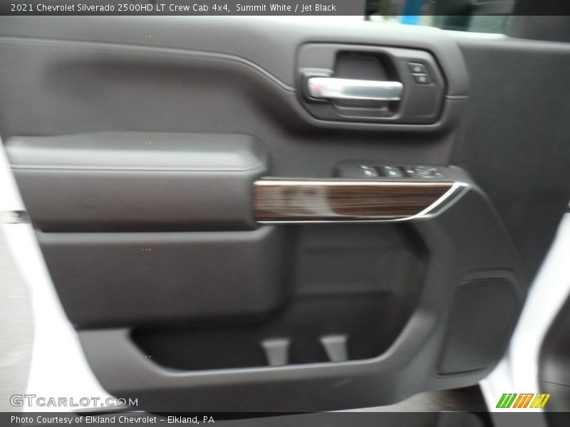 Summit White / Jet Black 2021 Chevrolet Silverado 2500HD LT Crew Cab 4x4