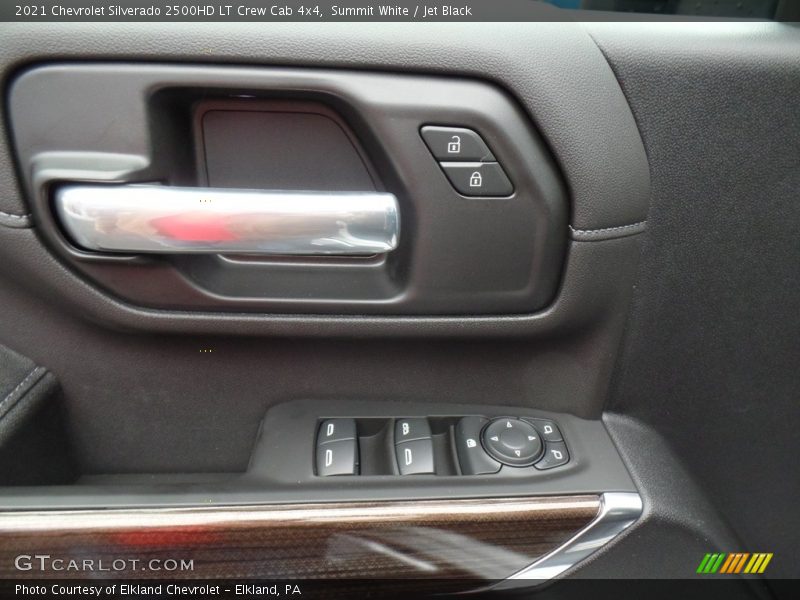 Summit White / Jet Black 2021 Chevrolet Silverado 2500HD LT Crew Cab 4x4