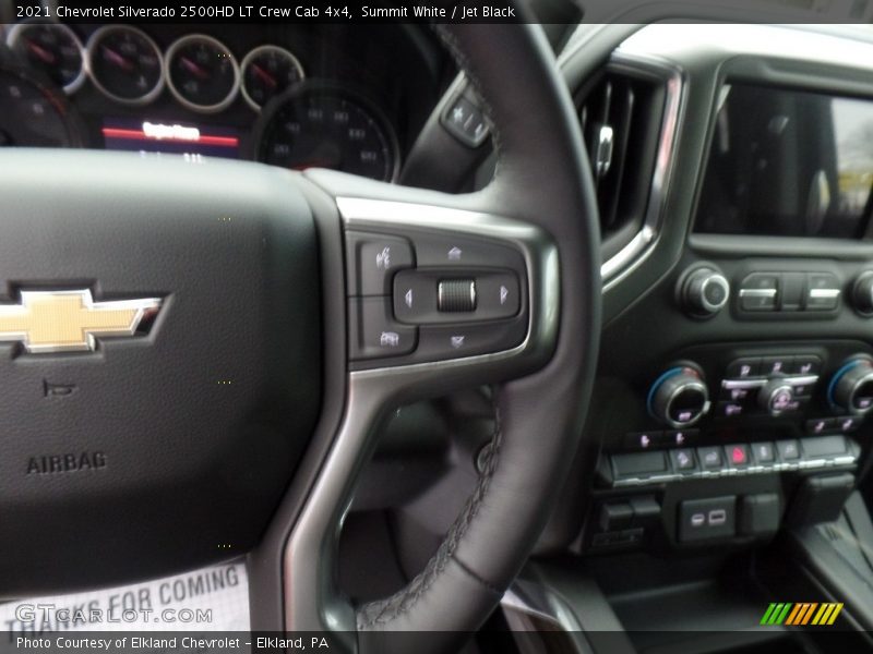 Summit White / Jet Black 2021 Chevrolet Silverado 2500HD LT Crew Cab 4x4