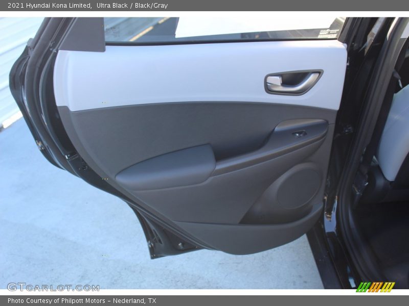 Ultra Black / Black/Gray 2021 Hyundai Kona Limited