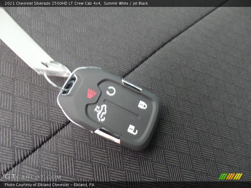 Keys of 2021 Silverado 2500HD LT Crew Cab 4x4