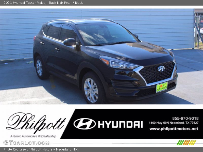 Black Noir Pearl / Black 2021 Hyundai Tucson Value