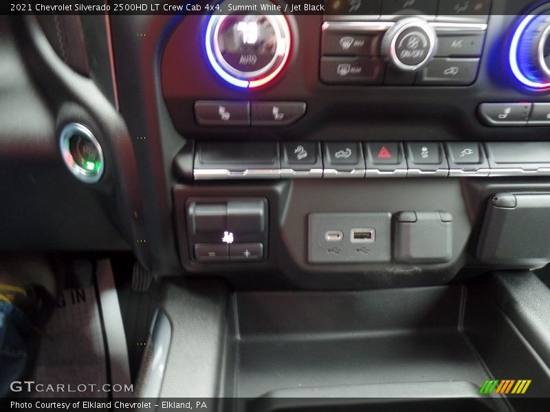 Summit White / Jet Black 2021 Chevrolet Silverado 2500HD LT Crew Cab 4x4