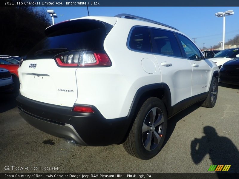 Bright White / Black 2021 Jeep Cherokee Limited 4x4