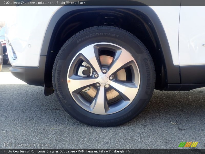 Bright White / Black 2021 Jeep Cherokee Limited 4x4