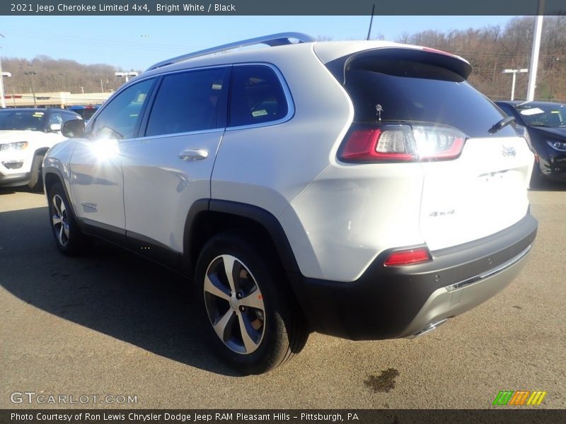 Bright White / Black 2021 Jeep Cherokee Limited 4x4